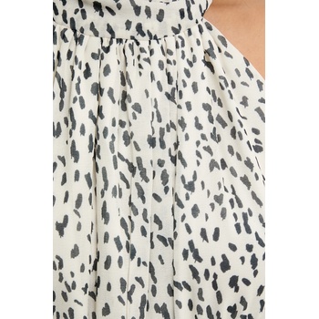 ANSWEAR Рокля Answear. LAB в бяло дълга разкроена (sng.148.tos)