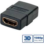 Roline Преходник Roline 12.03. 3123, HDMI(ж) към HDMI(ж), черен (12.99.3151)