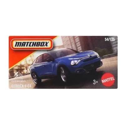 Mattel Matchbox: Малка кола в хартиена кутия Citroen e-C4