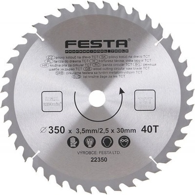 FESTA Kotouč pil. SK 350/3,5/30 z40