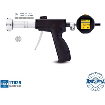 Microtech Electronic Дигитален уред тип триточков микрометър за бързи измервания на отвори на пистолетната ръкохватка Microtech Computerized, Wireless+USB, 133501010, 8-10 mm, 0.0001 mm, ±3 μm (133501010)