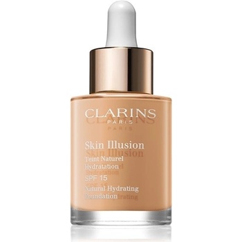 Clarins Face Make-Up Skin Illusion rozjasňujúci hydratačný make-up SPF15 112.3 Sandalwood 30 ml