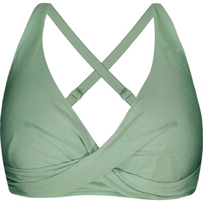 BARTS Isla Cross Halter Full bikini top - Green (Sage)