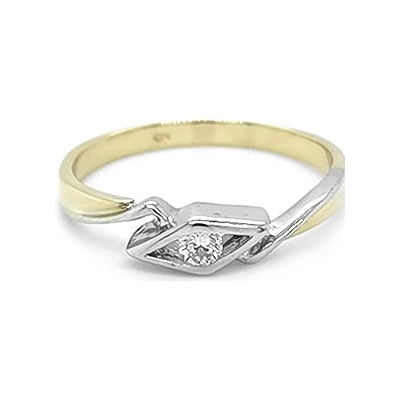 Beny Jewellery zlatý zásnubní s Diamantem 2011252