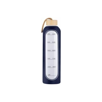 KiCA Glass bottle KiCA Hydro Glass 1000 ml - garnet
