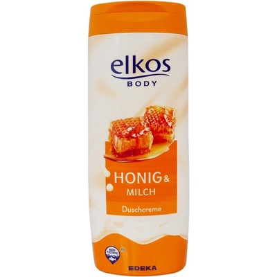 Elkos sprchový gel Med & mléko 300 ml