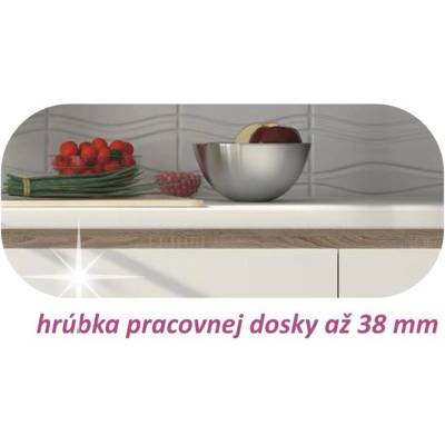 Долен отворен шкаф Line 20 cm дъб сонома
