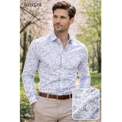 Ego Man pánská košile S0315-01 bílá