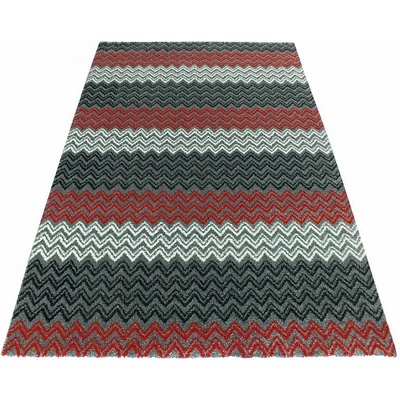 DYWANOPOL ZIG ZAG red