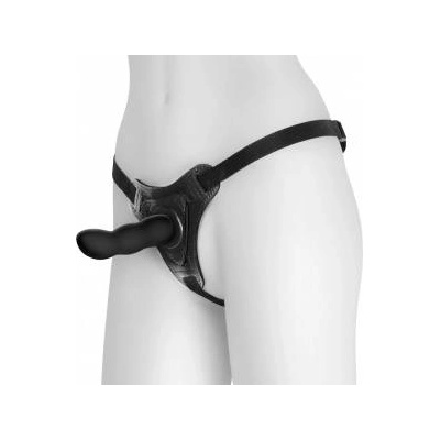 Boss of Toys Crushious Snapper Adjustable Strap-on System Black 12.5cm Silicone