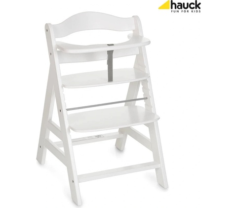 Hauck Alpha+ dřevěná bílá