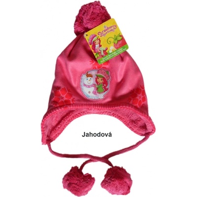 Setino čepice Jahůdka s bambulí 952 815 jahodová