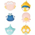 Badabulle Играчки за баня Badabulle - Pastel, 6 броя (B017022)