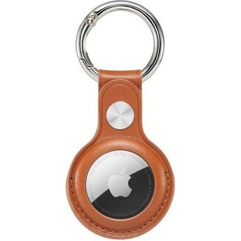 Image 1 of Krusell Калъф - ключодържател за Appple AirTag Keyring - Кафяв