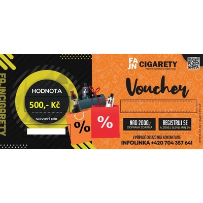 Microcig Dárkový voucher 500,- kč