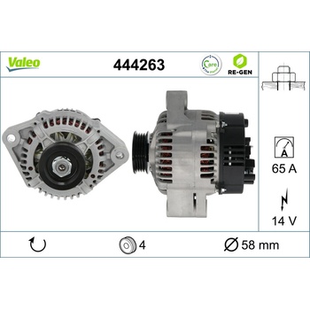 Alternátor VALEO 444263