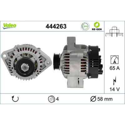Alternátor VALEO 444263