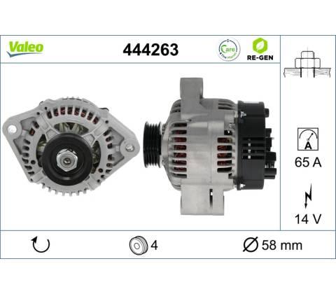 Alternátor VALEO 444263