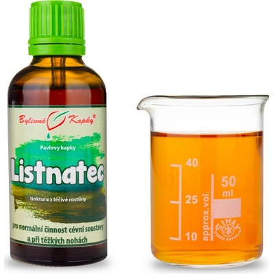 Bylinné kapky Listnatec bylinné kvapky tinktúra 50 ml