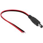 DeTech DC кабел DeTech, 5.5x2.1 M, 0.3m, Черен - 18369