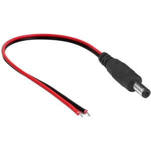 DeTech DC кабел DeTech, 5.5x2.1 M, 0.3m, Черен - 18369