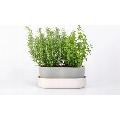 Plastia Truhlík s podmiskou Tolita taupe 30.8 x 16.6 cm