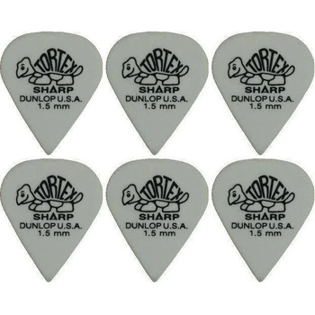 Image 1 of Dunlop 412R 1.50 Tortex 6 Перце за китара (412R150-6PACK-SET)