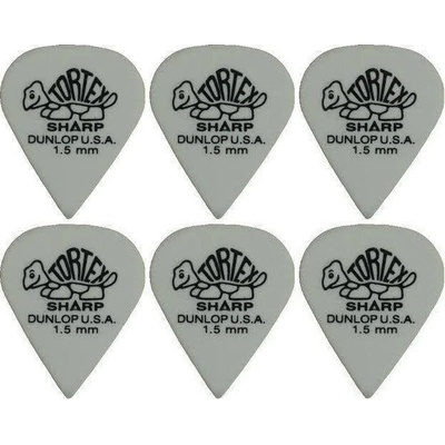 Dunlop 412R 1.50 Tortex 6 Перце за китара (412R150-6PACK-SET)