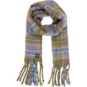 Roxy Шал Roxy Women's Cute Blush Scarf - Tartan Plaid Axs Oil Green - размер One Size (203-3405-0211)
