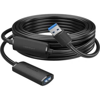 Vention Кабел удължение USB 3.0 AM / AF Active Extension Cable 5M Black - CBMBJ (CBMBJ)