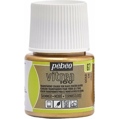 Pébéo Vitrea 160 Farba na sklo Gold 45 ml 1 ks