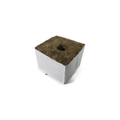 Agra Wool Agra-Wool Starting Block 100x100x65 mm, pěstební kostka s malou dírou Kusů: 1ks