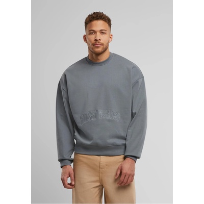 DEF Мъжки Пуловер DEF Trust Issues Pullover stormy weather XLUB-DFCN148-06081 - Тъмносив, размер L