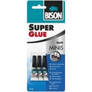 Tmely, silikóny a lepidlá BISON SUPER GLUE MINIS 3 x 1g