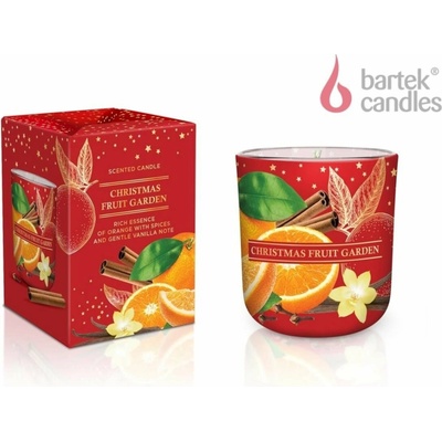 Bartek Candles CHRISTMAS FRUIT GARDEN-ORANGE+SPICES 150 g