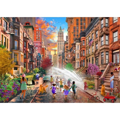 Bluebird Puzzle - Puzzle Hot Summer Days NYC - 500 piese