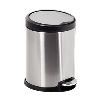 Image 1 of HORECANO G-Кош с педал 12L инокс с черен кант Ø29xh39.5cm (11606-003) (018568)