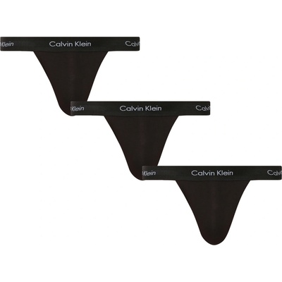3PACK pánske jocksy Calvin Klein čierne