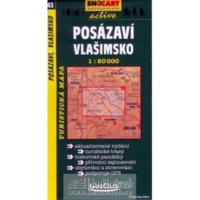 Posázaví Vlašimsko 1:50 000