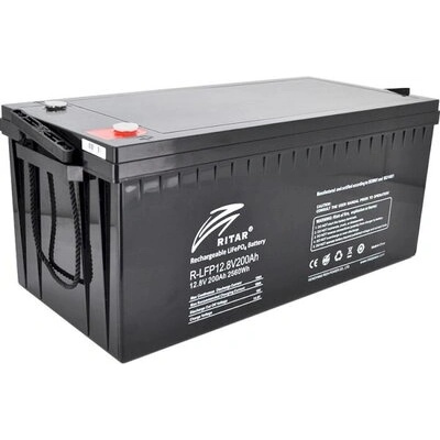 Литиево йонна LiFePO4 Батерия за соларни системи LFP12.8V200AH 12V / 200Ah -522/ 240 /219 mm F12/M8 RITAR (RITAR-LFP-12.8V-200AH)