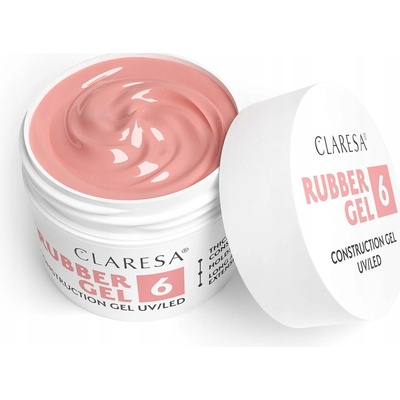 Claresa Rubber gel stavební gel na nehty Tixotropia 6 12g