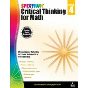 Spectrum Critical Thinking for Math, Grade 4 (ISBN: 9781483835518)