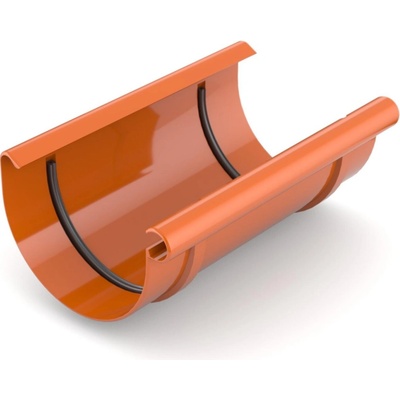 Bryza PVC odkvapový spoj 125 mm tehlový