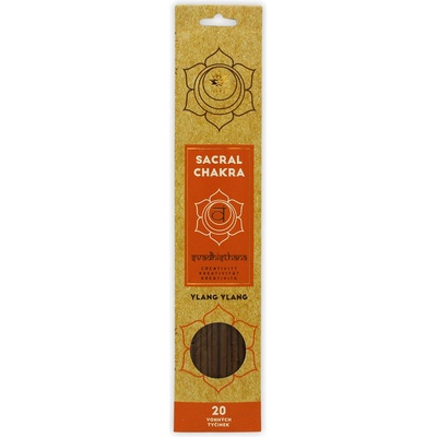 ARÔME Balanced Chakra Vonné tyčinky Sakrálna čakra 20 ks