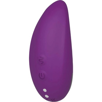 VibeConnect - акумулаторен, водоустойчив клитор стимулатор (лилав)