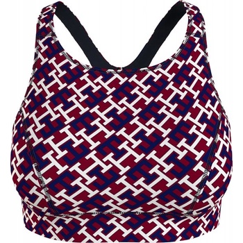 Tommy Hilfiger Дамски сутиен Tommy Hilfiger Mid Intensity AOP Racer Bra - Многоцветен