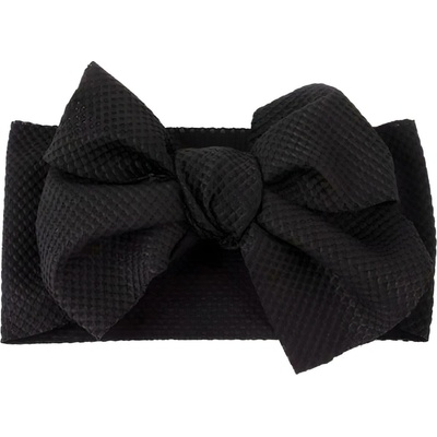 IZMAEL Dětská čelenka Mašle Černá – Zboží Dáma