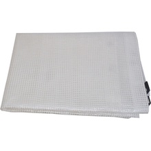 TOPTRADE plachta krycia priehľadná s kovovými okami 3 x 4 m 120 g / m2