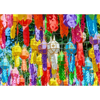 Alipson Puzzle - Puzzle Coloured lanterns - 500 piese