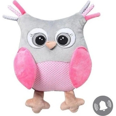 BabyOno Hrkajúca sova Sofia ružová 8595608803761